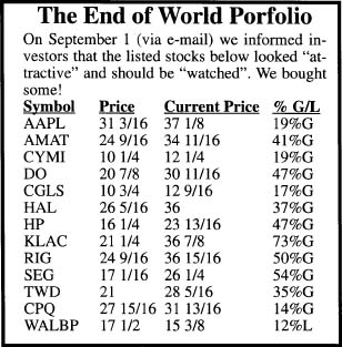 End of World Portfilio